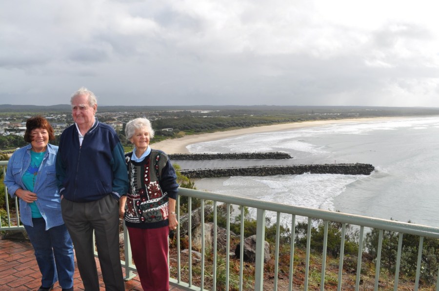 Tereza, Dad & Mum at Evans Head
